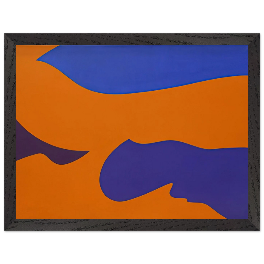 Passage ‚rosion vermillion by Fernand Leduc — Framed art print at Zephyeer
