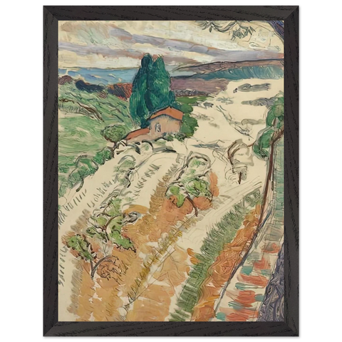 PAYSAGE ST TROPEZ 1904 by Henri Matisse — Framed art print at Zephyeer