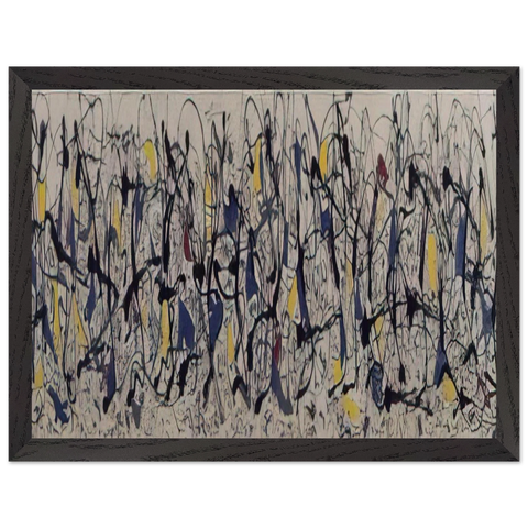 SUMMERTIME NUMBER 9A 1948 by Jackson Pollock — Framed art print at Zephyeer