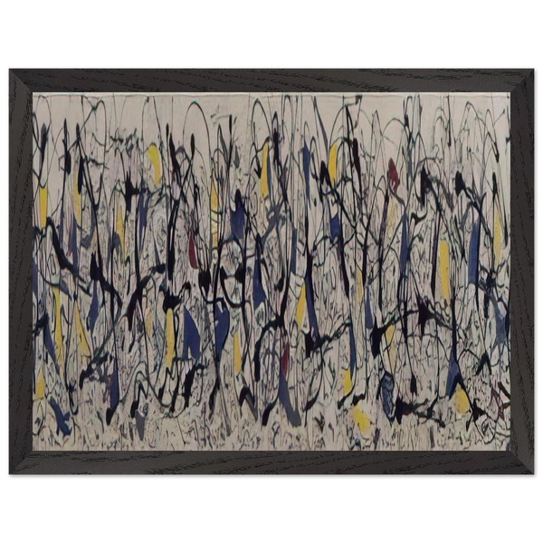 SUMMERTIME NUMBER 9A 1948 by Jackson Pollock — Framed art print at Zephyeer
