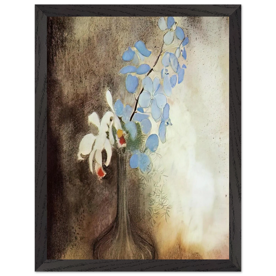ORCHIDS by Odilon Redon — Framed art print at Zephyeer
