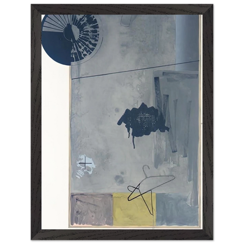 EVIAN by Jasper Johns — Framed art print at Zephyeer