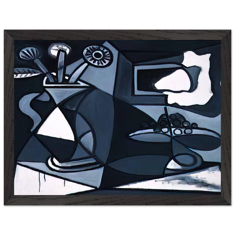 Vase with flowers by Pablo Picasso — Framed art print at Zephyeer
