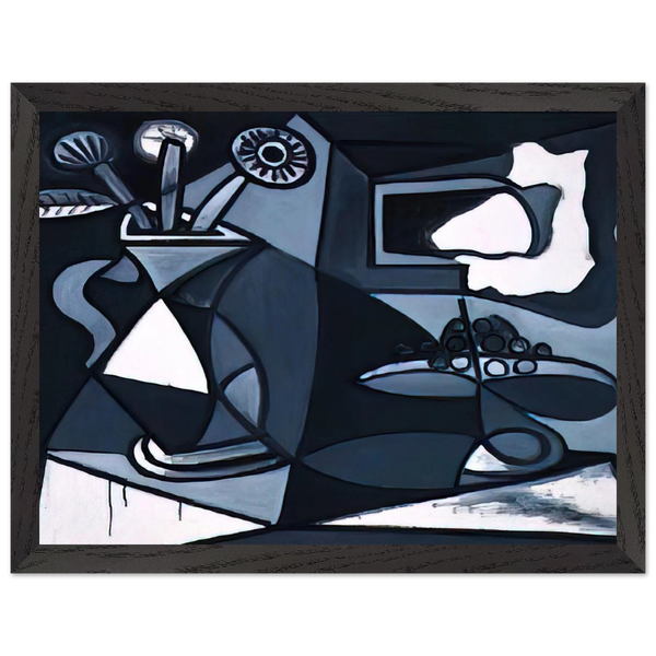 Vase with flowers by Pablo Picasso — Framed art print at Zephyeer