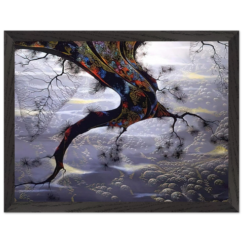 Pine Branch by Eyvind Earle — Framed art print at Zephyeer