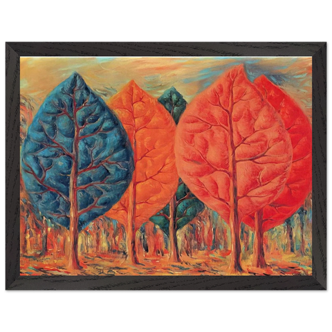 THE FIRE 1943 by Rene Magritte — Framed art print at Zephyeer