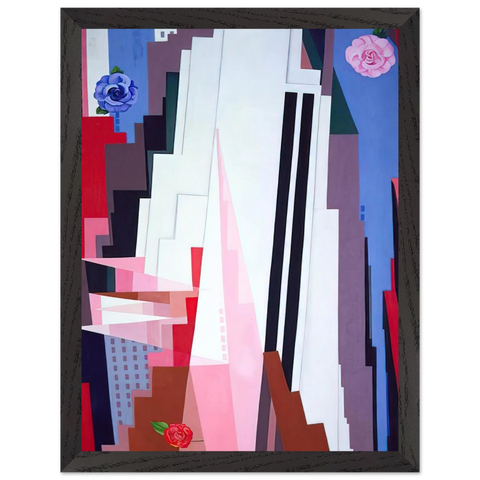 Manhattan by Georgia O'Keeffe — Framed art print at Zephyeer