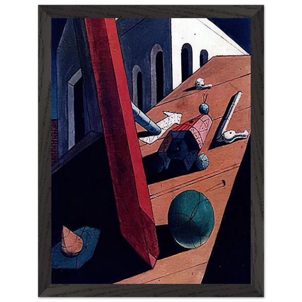 THE EVIL GENIUS OF A KING 1915 by Giorgio de Chirico — Framed art print at Zephyeer