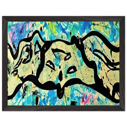 Untitled  Variant F by Sam Francis — Framed art print at Zephyeer