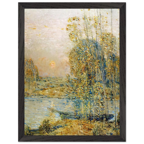 Late Afternoon aka Sunset by Childe Hassam — Framed art print at Zephyeer