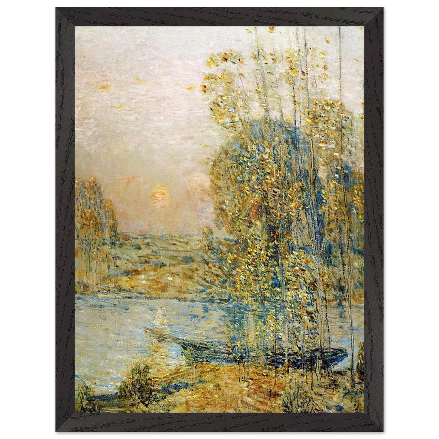 Late Afternoon aka Sunset by Childe Hassam — Framed art print at Zephyeer