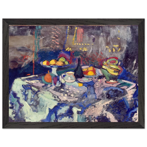 VASE BOTTLE AND FRUIT 1906 by Henri Matisse — Framed art print at Zephyeer