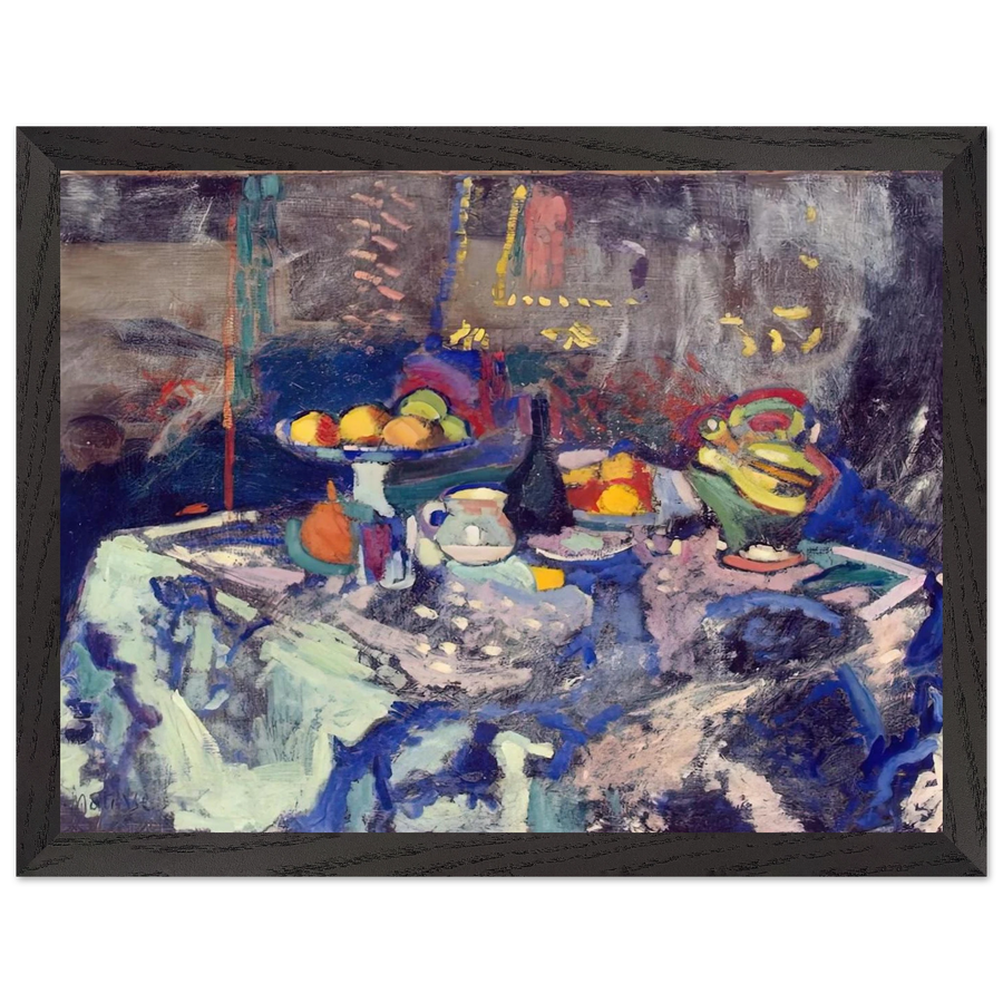 VASE BOTTLE AND FRUIT 1906 by Henri Matisse — Framed art print at Zephyeer