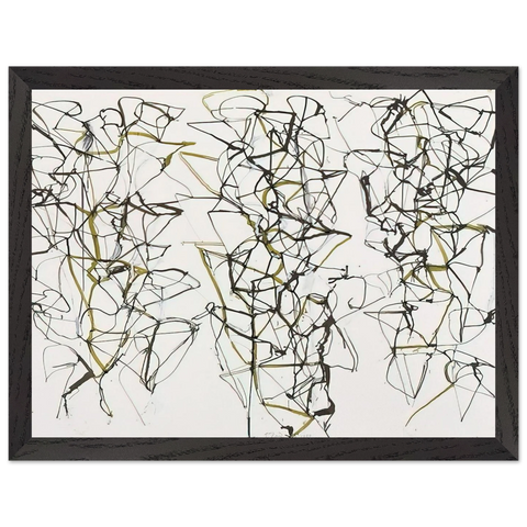 Untitled with Green - 1989 by Brice Marden — Framed art print at Zephyeer