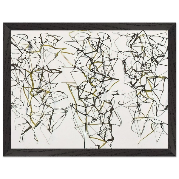 Untitled with Green - 1989 by Brice Marden — Framed art print at Zephyeer
