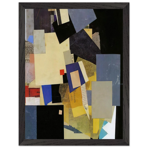 ELIKAN 1925 by Kurt Schwitters — Framed art print at Zephyeer