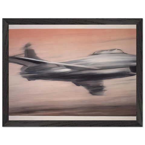 JET FIGHTER 1963 by Gerhard Richter — Framed art print at Zephyeer