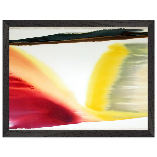 Phenomena Pointed East - Abstract Expressionism, Color Field Painting by Paul Jenkins — Framed art print at Zephyeer