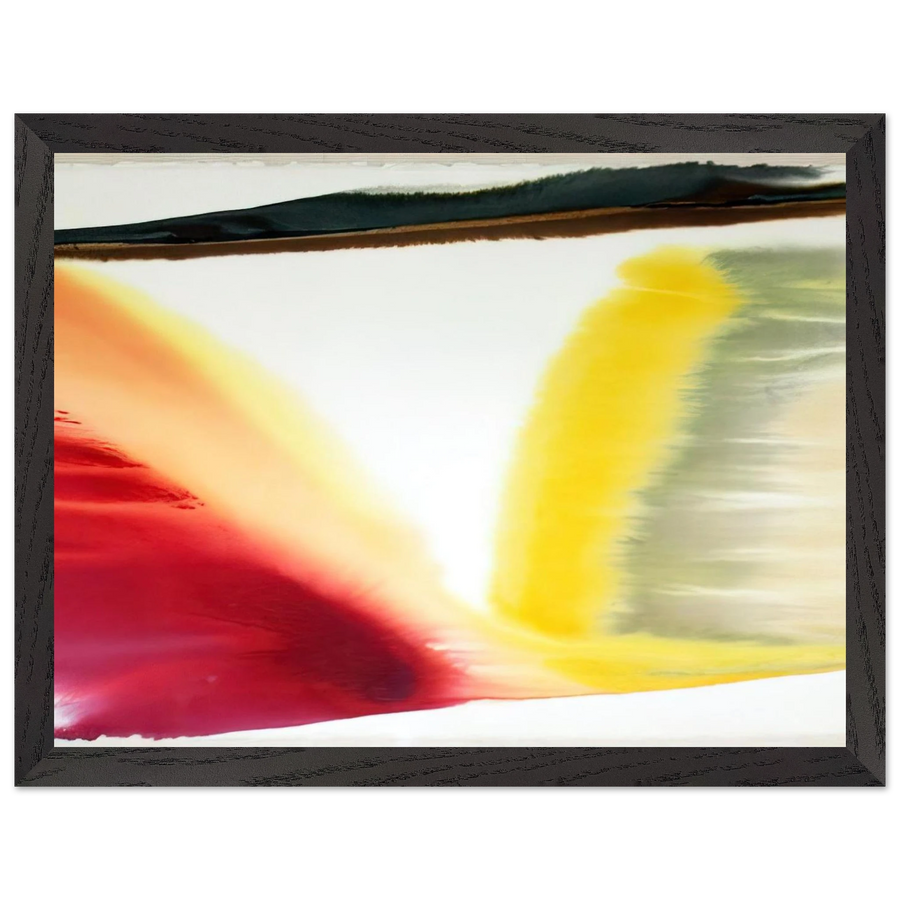 Phenomena Pointed East - Abstract Expressionism, Color Field Painting by Paul Jenkins — Framed art print at Zephyeer