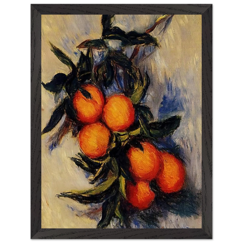 Branch of Orange Bearing Fruit by Claude Monet — Framed art print at Zephyeer