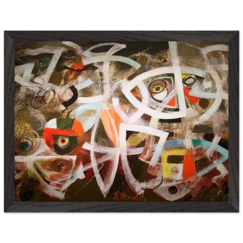 Maneuver for Position - 1947 by Bradley Walker Tomlin — Framed art print at Zephyeer