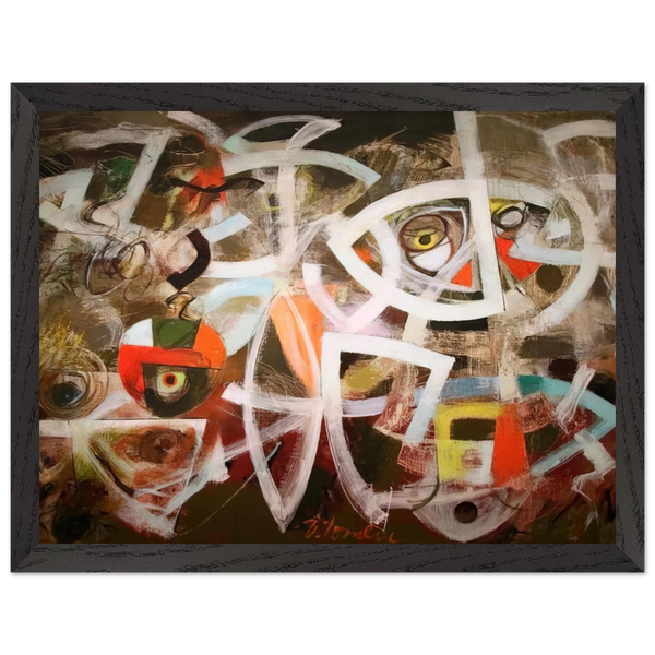 Maneuver for Position - 1947 by Bradley Walker Tomlin — Framed art print at Zephyeer