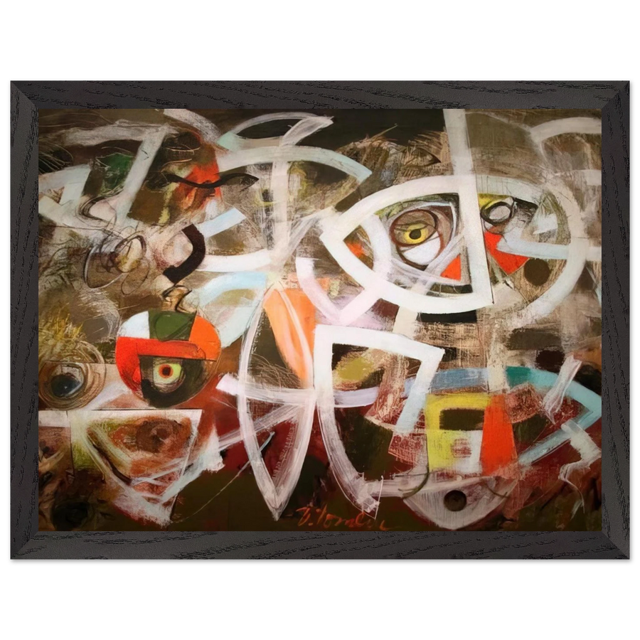 Maneuver for Position - 1947 by Bradley Walker Tomlin — Framed art print at Zephyeer