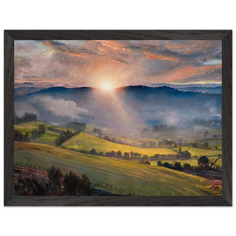 SUNDOWN 1947 by Laura Knight — Framed art print at Zephyeer