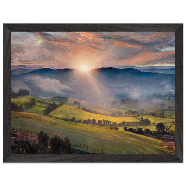 SUNDOWN 1947 by Laura Knight — Framed art print at Zephyeer