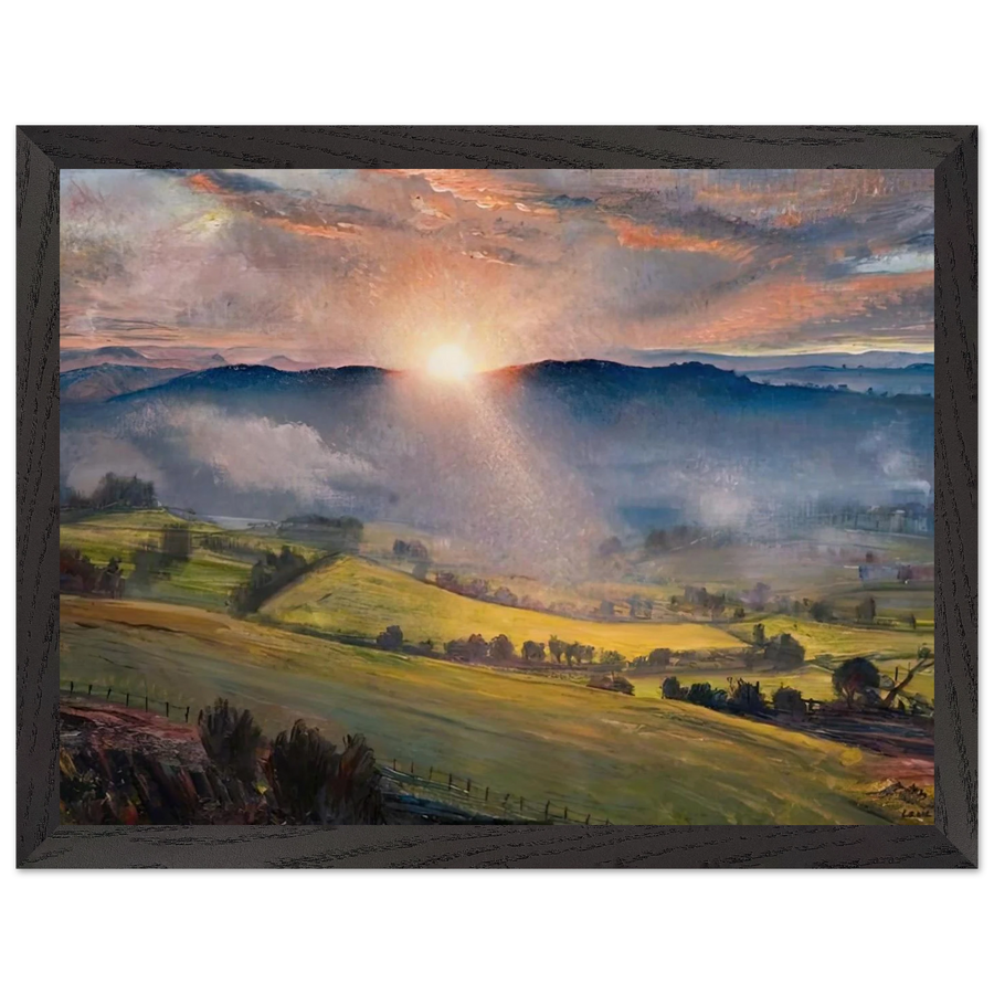 SUNDOWN 1947 by Laura Knight — Framed art print at Zephyeer