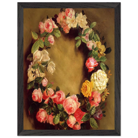 Crown of Roses by Pierre-Auguste Renoir — Framed art print at Zephyeer