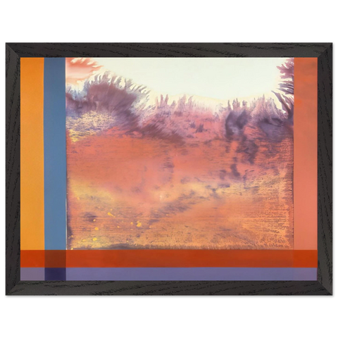 Jacob In The Wilderness - 1986 by Ronnie Landfield — Framed art print at Zephyeer