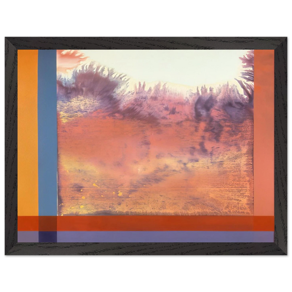 Jacob In The Wilderness - 1986 by Ronnie Landfield — Framed art print at Zephyeer