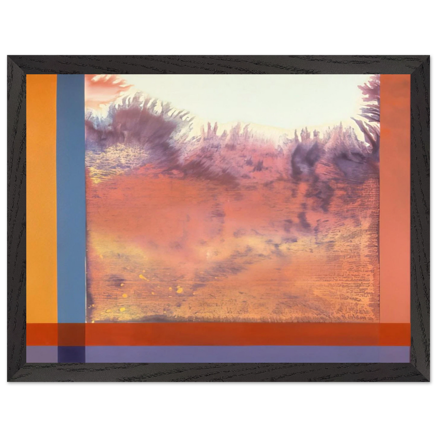 Jacob In The Wilderness - 1986 by Ronnie Landfield — Framed art print at Zephyeer