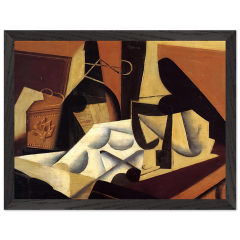 STILL LIFE WITH WHITE TABLECLOTH 1916 by Juan Gris — Framed art print at Zephyeer