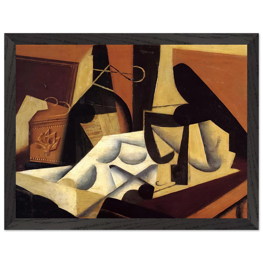 STILL LIFE WITH WHITE TABLECLOTH 1916 by Juan Gris — Framed art print at Zephyeer