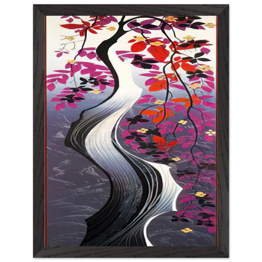 Twisted Tree by Eyvind Earle — Framed art print at Zephyeer