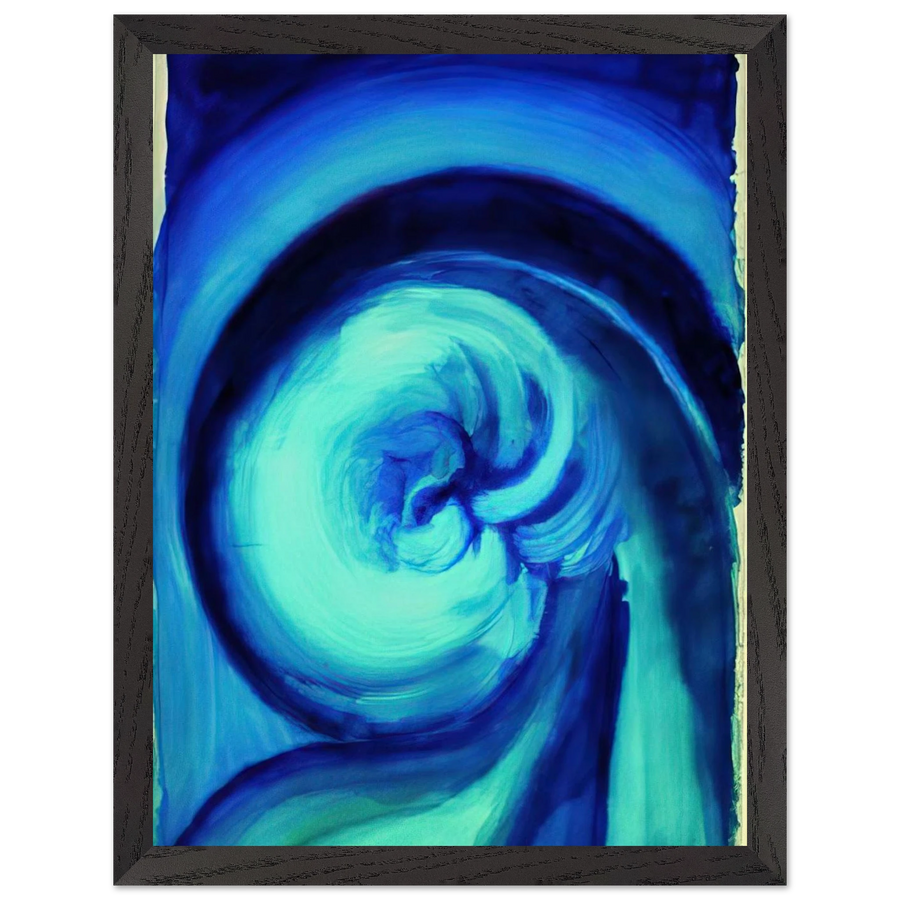 Blue I by Georgia O'Keeffe — Framed art print at Zephyeer