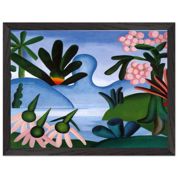 The Lake by Tarsila do Amaral — Framed art print at Zephyeer