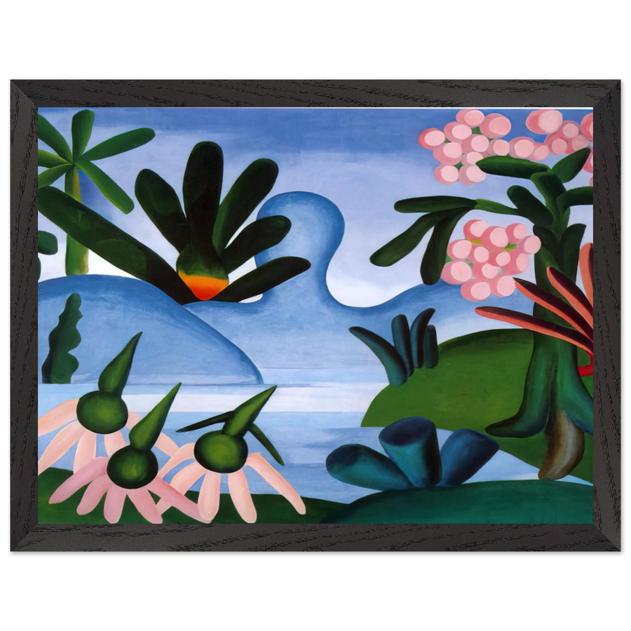 The Lake by Tarsila do Amaral — Framed art print at Zephyeer