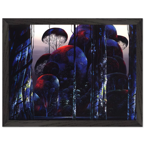 Trees Draped in Autumn by Eyvind Earle — Framed art print at Zephyeer