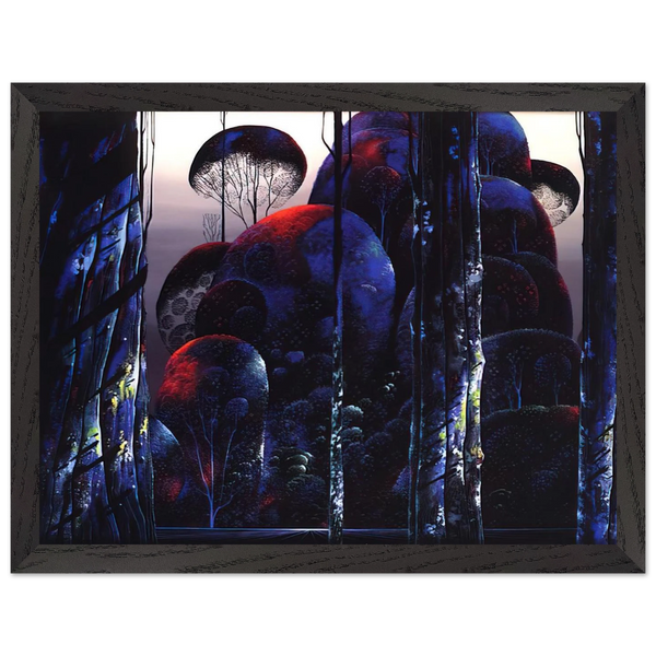 Trees Draped in Autumn by Eyvind Earle — Framed art print at Zephyeer