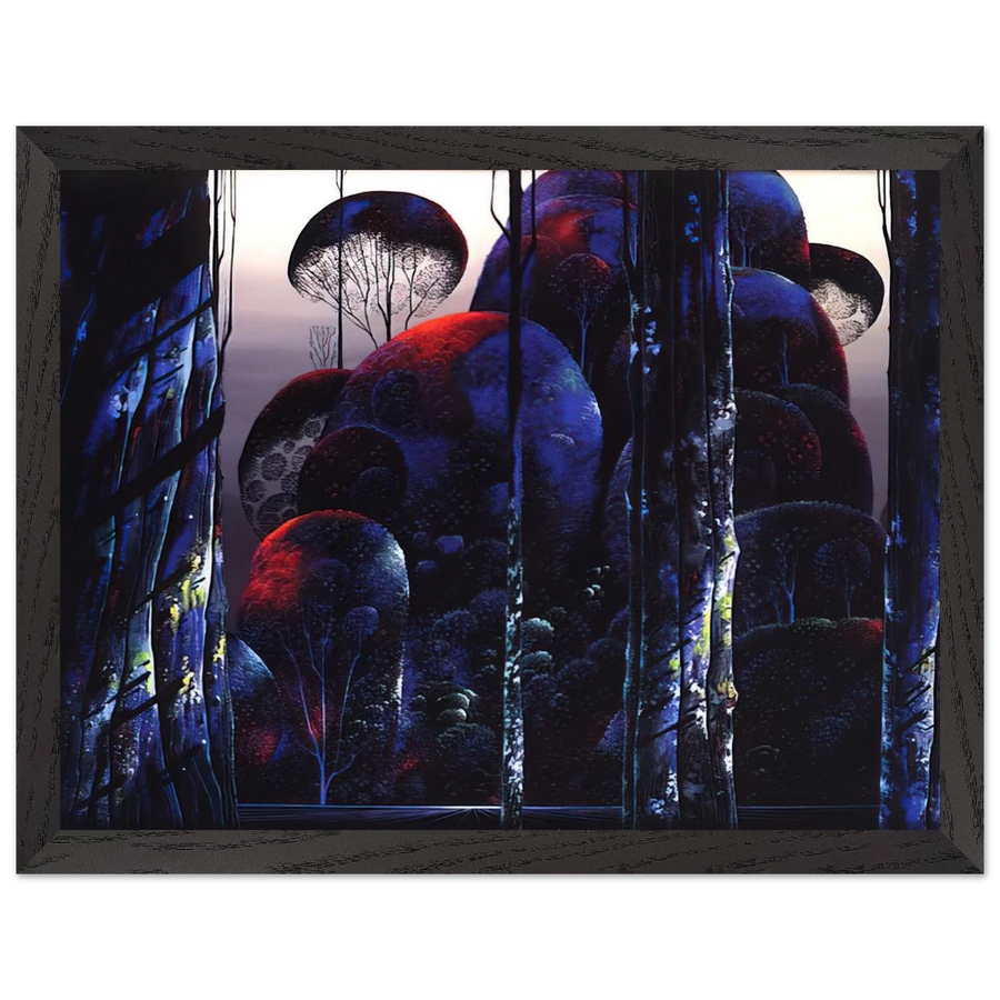 Trees Draped in Autumn by Eyvind Earle — Framed art print at Zephyeer