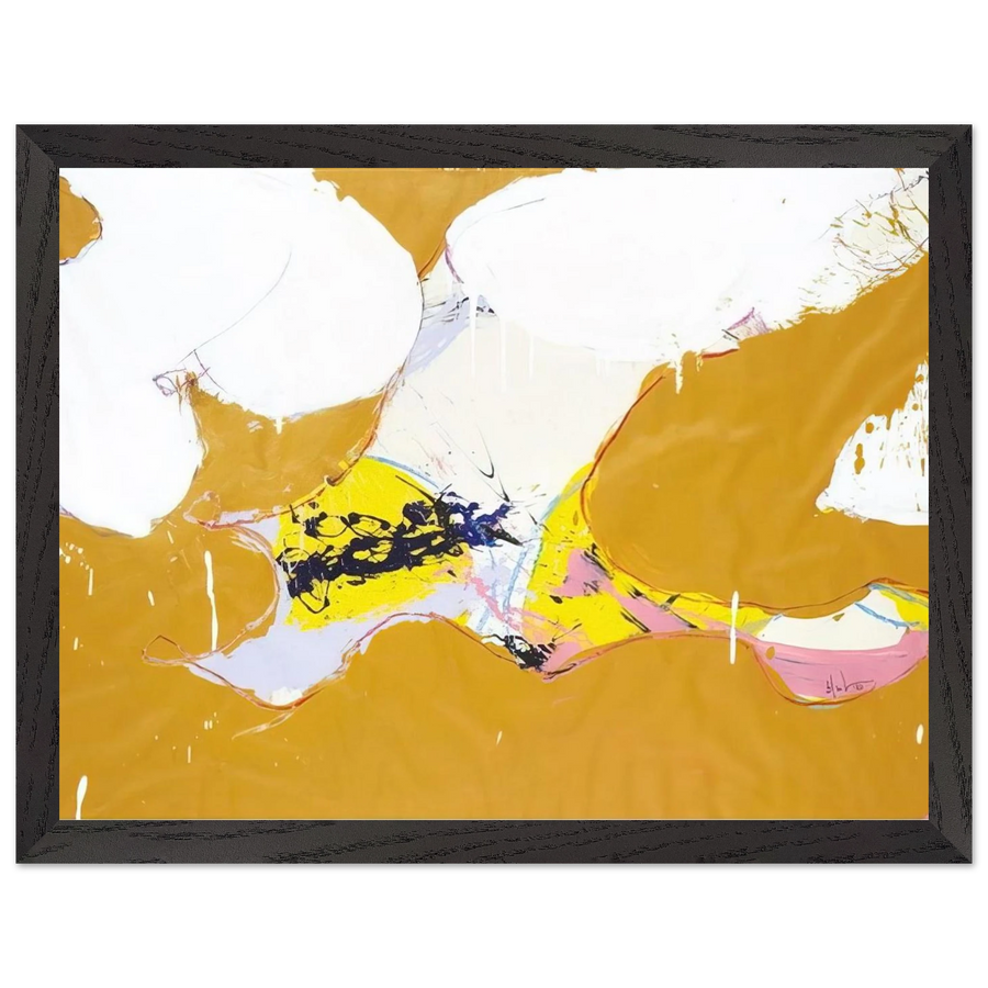 Round About - 1973 by Norman Bluhm — Framed art print at Zephyeer