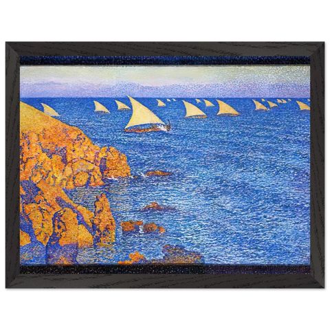 THE REGATA 1892 by Theo van Rysselberghe — Framed art print at Zephyeer