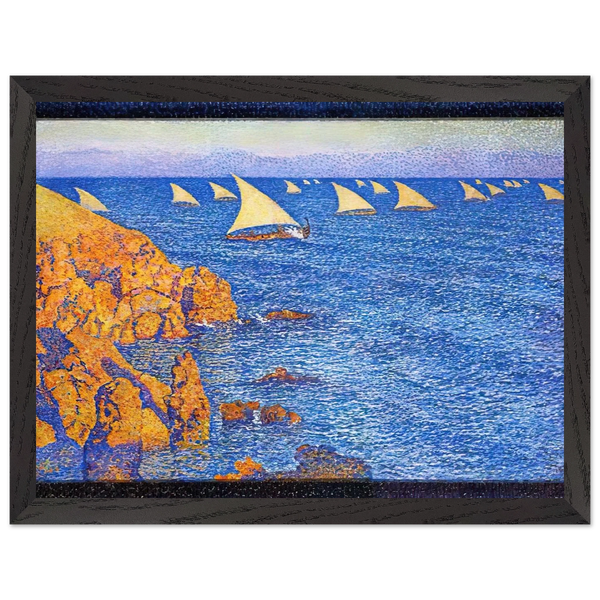 THE REGATA 1892 by Theo van Rysselberghe — Framed art print at Zephyeer