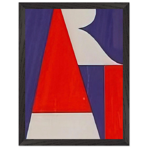 The American Art by Robert Indiana — Framed art print at Zephyeer