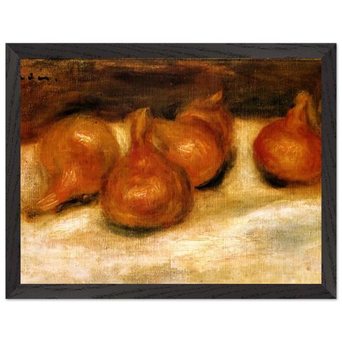Still Life with Onions by Pierre-Auguste Renoir — Framed art print at Zephyeer