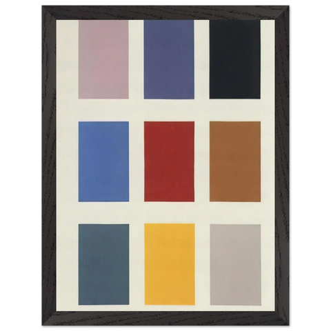 COLOR CHART NO 139 1 1966 by Gerhard Richter — Framed art print at Zephyeer