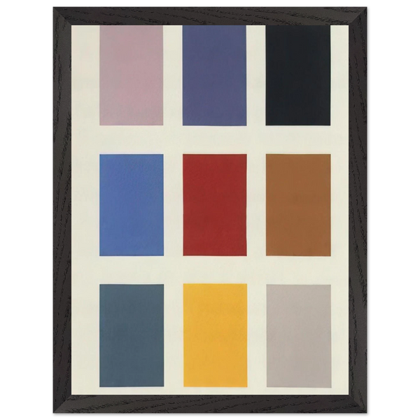 COLOR CHART NO 139 1 1966 by Gerhard Richter — Framed art print at Zephyeer